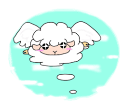 A black sheep and a white sheep sticker #3393442