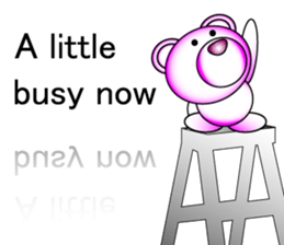 Deco bear (work-related) English sticker #3393815