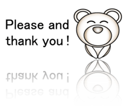 Deco bear (work-related) English sticker #3393817