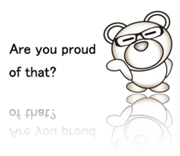 Deco bear (work-related) English sticker #3393823