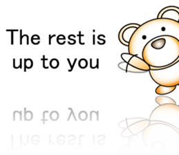 Deco bear (work-related) English sticker #3393825