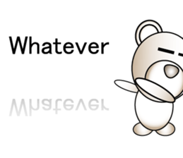 Deco bear (work-related) English sticker #3393832