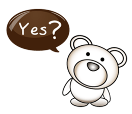 Deco bear (work-related) English sticker #3393836