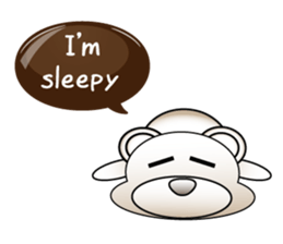 Deco bear (work-related) English sticker #3393841