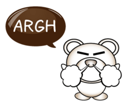 Deco bear (work-related) English sticker #3393845