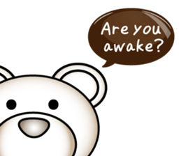 Deco bear (work-related) English sticker #3393848