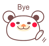 Chocolate bear -Basics-(English) sticker #3394124