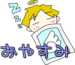 Angel-kun of blue clothing part2 sticker #3394333