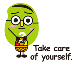 3 types sticker of Broad beans(English) sticker #3394485