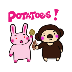 Malayan sun Bear and the rabbit