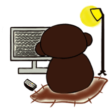 Malayan sun Bear and the rabbit sticker #3395252