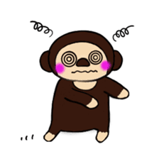 Malayan sun Bear and the rabbit sticker #3395255