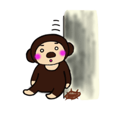 Malayan sun Bear and the rabbit sticker #3395263