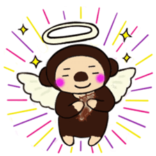 Malayan sun Bear and the rabbit sticker #3395270