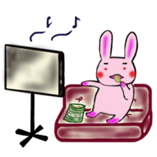 Malayan sun Bear and the rabbit sticker #3395271