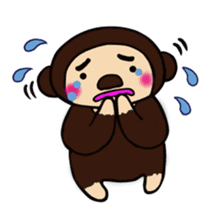 Malayan sun Bear and the rabbit sticker #3395275