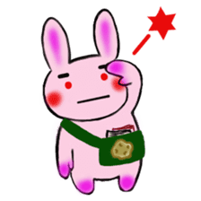 Malayan sun Bear and the rabbit sticker #3395280