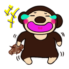 Malayan sun Bear and the rabbit sticker #3395281