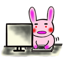 Malayan sun Bear and the rabbit sticker #3395286