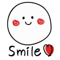 Simple smile sticker sticker #3395450