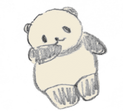 Panda mother!! sticker #3395490
