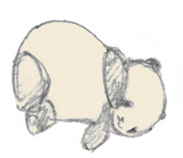 Panda mother!! sticker #3395495