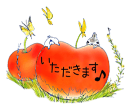 Small Rabbit Candy Tree sticker #3395578