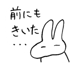 reaction of rabbit 3 sticker #3395740