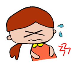 Feeling of a pregnant woman and the baby sticker #3396220