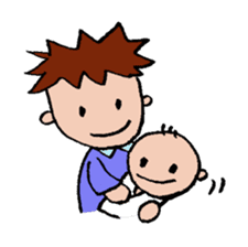 Feeling of a pregnant woman and the baby sticker #3396222