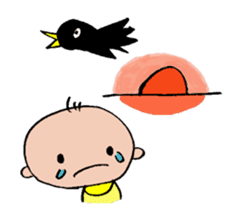 Feeling of a pregnant woman and the baby sticker #3396224