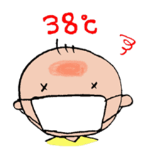 Feeling of a pregnant woman and the baby sticker #3396231