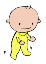 Feeling of a pregnant woman and the baby sticker #3396248