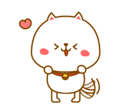 Basic sticker of a cute cat sticker #3396334