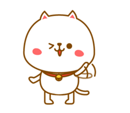 Basic sticker of a cute cat sticker #3396338