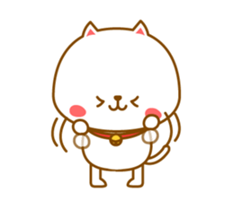 Basic sticker of a cute cat sticker #3396341
