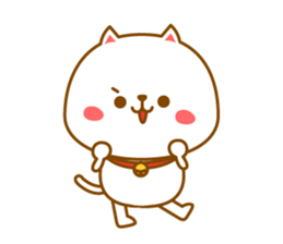 Basic sticker of a cute cat sticker #3396344