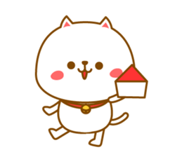 Basic sticker of a cute cat sticker #3396346