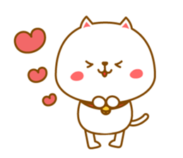 Basic sticker of a cute cat sticker #3396348