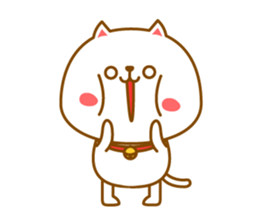 Basic sticker of a cute cat sticker #3396351