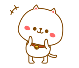 Basic sticker of a cute cat sticker #3396352