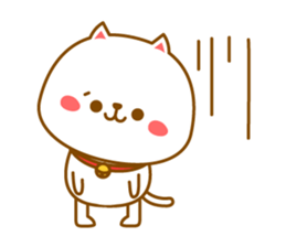 Basic sticker of a cute cat sticker #3396353