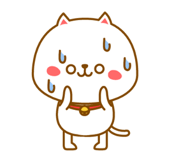Basic sticker of a cute cat sticker #3396354