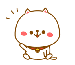 Basic sticker of a cute cat sticker #3396355