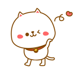 Basic sticker of a cute cat sticker #3396356