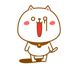 Basic sticker of a cute cat sticker #3396357