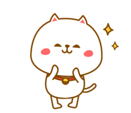 Basic sticker of a cute cat sticker #3396363