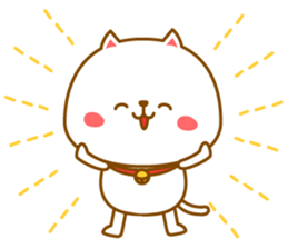 Basic sticker of a cute cat sticker #3396364