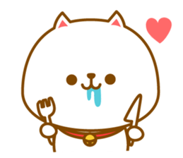 Basic sticker of a cute cat sticker #3396368