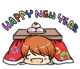 Pig-Couple With Happiness 2 sticker #3396697